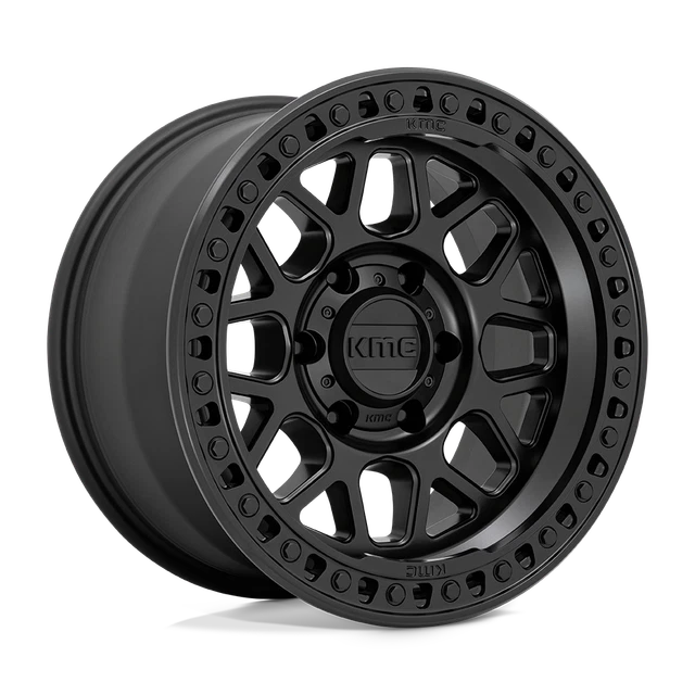 1 New 20x9 KMC KM549 Grs Satin Black 6X139.7 6x5.5 ET0 Wheel Rim