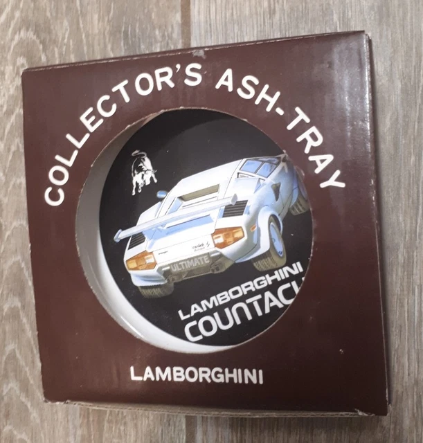 Lamborghini Countach Collectors Ashtray Rare New In Box Gift Master Exclusive