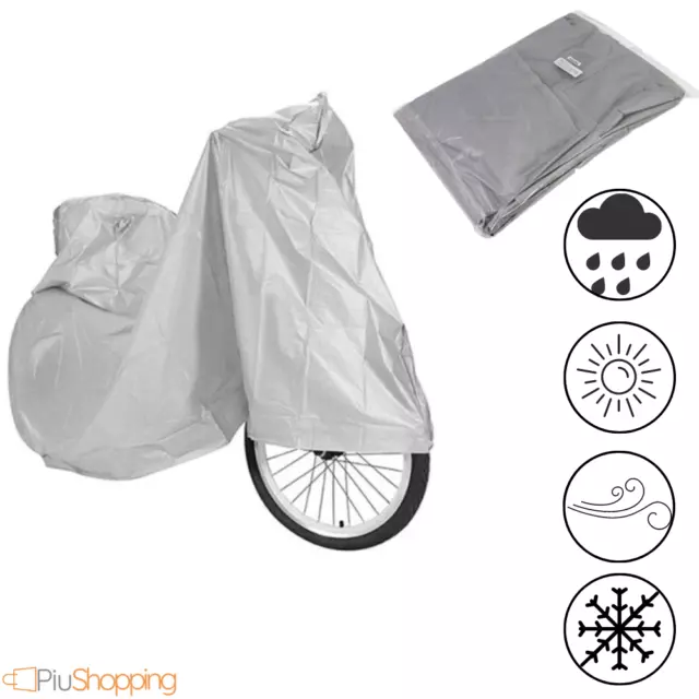 Housses de Moto Imperméable pour Vélo Housse Couverture Pluie Poudre UV 200x100