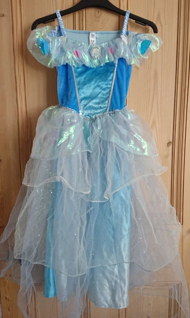 Girls Disney Princess Fancy Dress Up Costume Cinderella Age 7-8 Years George