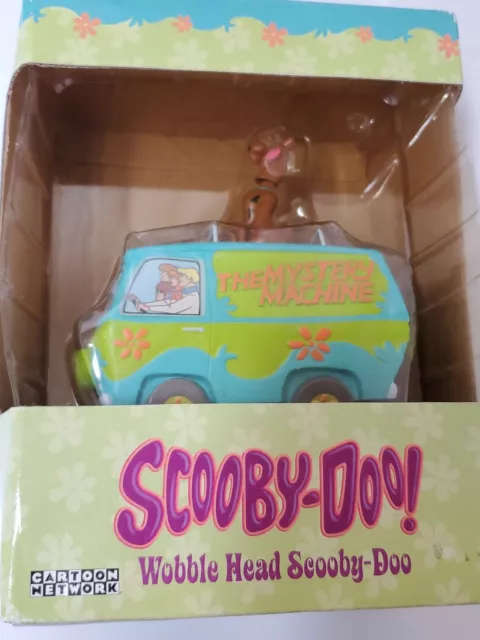 Scooby Doo Bobble head 2002 Wobble Head On Mystery Machine Vintage NIB free ship