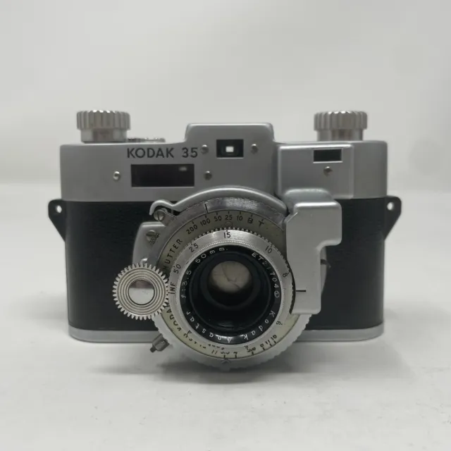 Cámara vintage Kodak 35 Anastar modelo 35 mm, lente 50 mm f3,5
