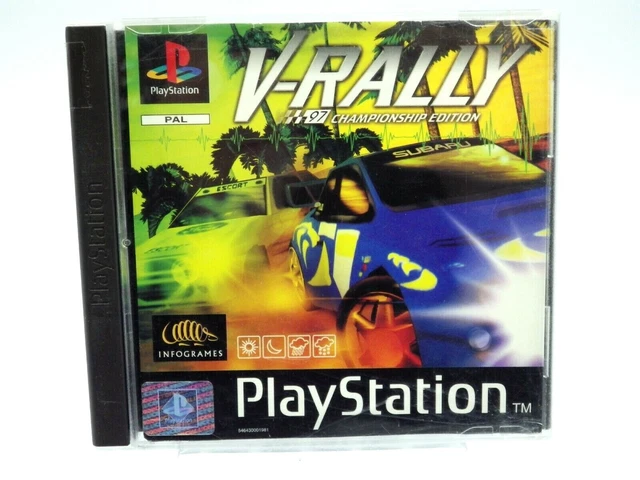 Gioco PLAYSTATION 1 Rally PS1 Completo Scatola Libretto Vintage Video Gioco