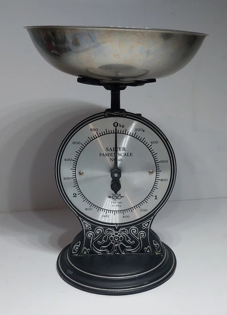 SALTER FAMILY SCALE No.46 Top Loading Kitchen Scales with Brass