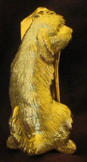 OTTERHOUND Solo Door Knocker in Bronze