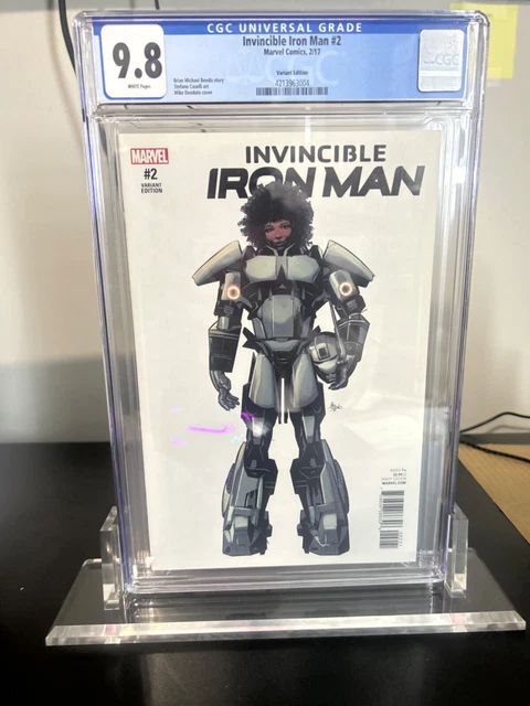 Invincible Iron Man 2 Cgc 9.8 Deodato Variant Marvel Comics (2016)