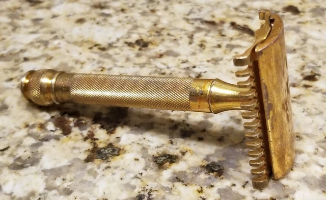 Very Good Vintage Gillette Goodwill DE Safety Razor 3