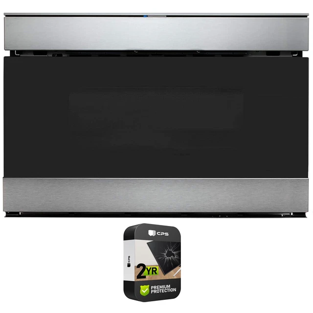 SHARP 1.2 CU. Ft. Smart Microwave Drawer Stainless Steel with 2 Year