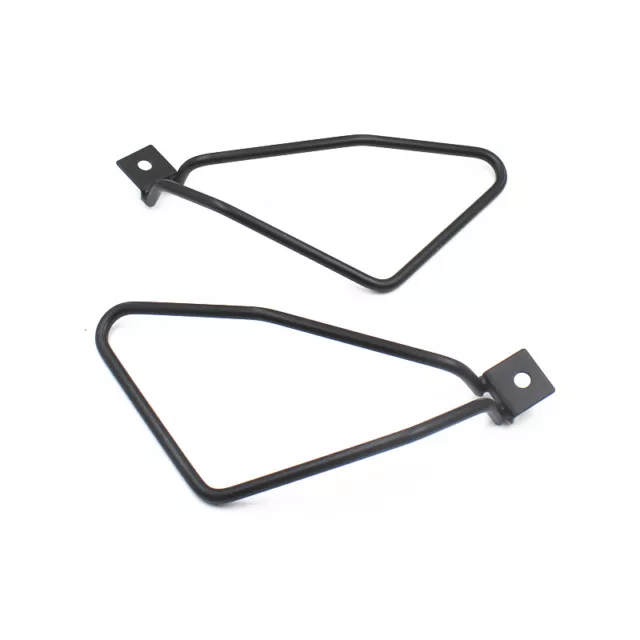 Motorcycle Saddle Bag Support Bars Mount Bracket Black for Sportster Dyna Harley