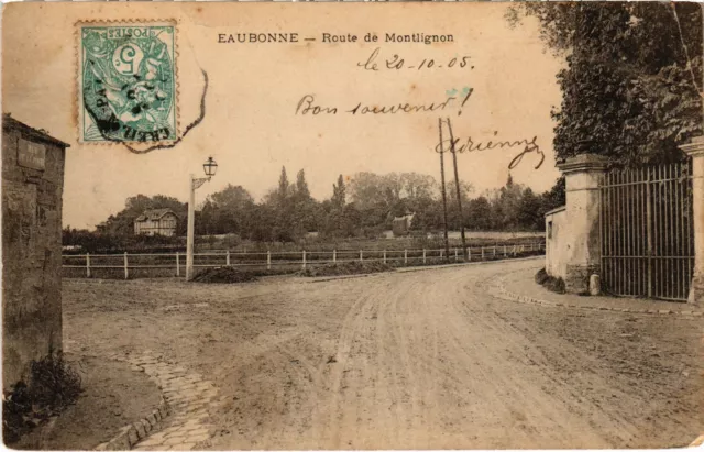 CPA Eaubonne Route de Montlignon FRANCE (1308065)