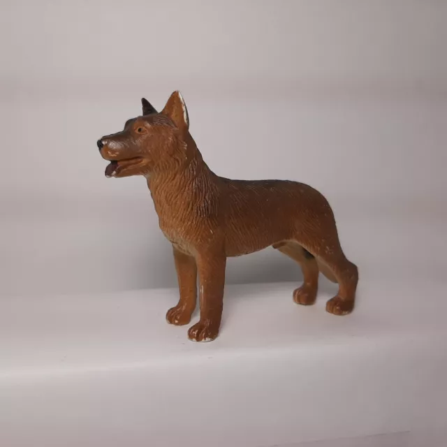1988 German Shepherd GSD Figure PVC Toy Funrise 4.5" x 3.25"