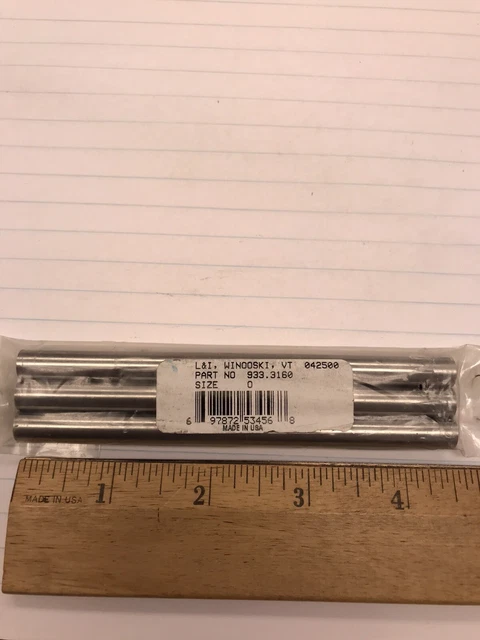 3 Pcs.  “O” HS REAMER BLANK. L&I USA (loc J2)