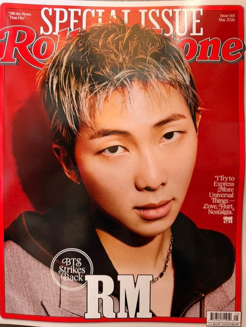 RM * ROLLING Stone Magazine May 2026 * BTS STRIKES BACK * £28.48 ...