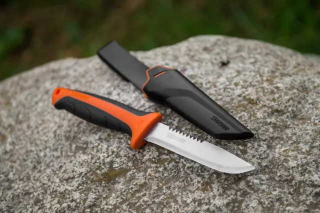 Coltello militare LAMA FISSA tattico sopravvivenza PUGNALE da caccia pesca INOX 3