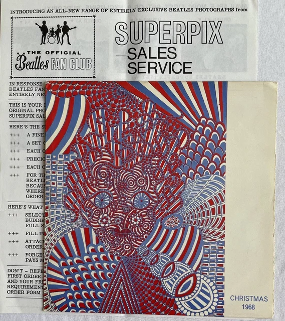 THE BEATLES - Sixth Christmas Record - 1968 Fan Club Flexi +
