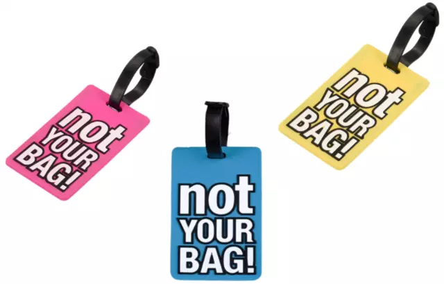 Not Your Bag niedliche Reisegepäckanhänger für Koffer Laptoptasche Schultasche Handtasche