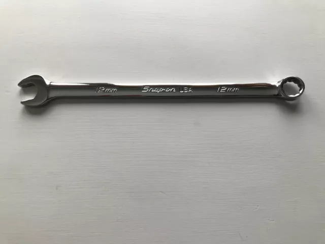 Neuf Snap-on Outils USA Métrique 12mm Long Flanc Lecteur Plus Combinaison Clé