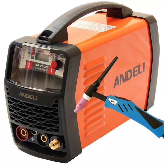 ANDELI 200amp DC Inverter TIG Welder/COLD TIG/CLEAN/MMA 4 IN 1 Welding Machine