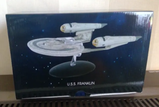 Star Trek Eaglemoss U.S.S. Franklin Boxed / New 2017