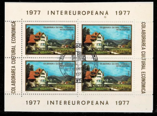 Romania Minr Block 141 Postmarked