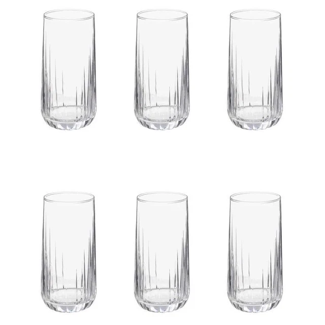 Lot de 6 Verres à Eau "Diego" 36cl Transparent