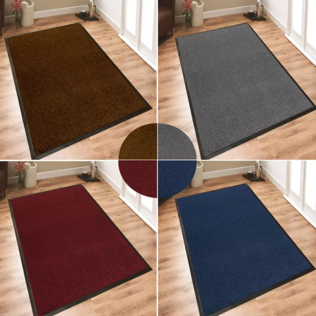 Barrier Door Mat Non-Slip Large Heavy Duty Hard Wearing Kitchen Rug Dirt Trapper