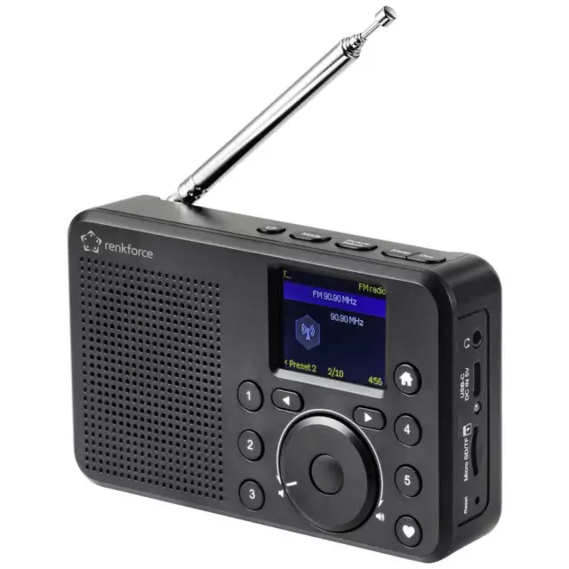 RENKFORCE RF-DAB-IR1700 RADIO-ADAPTER UKW Internetradio DAB+ WLAN BT -  W20-2937 EUR 79,11 - PicClick FR