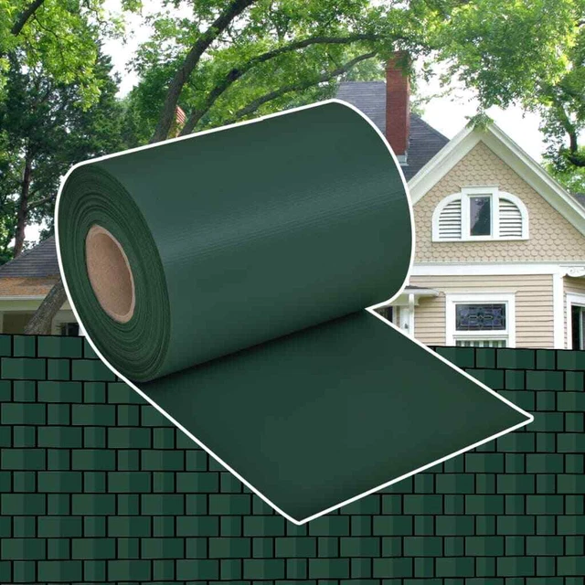 Écran d'intimité de jardin PVC 70 x 0,19 m Vert