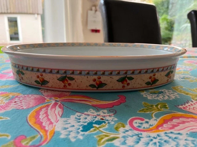 V&B Villeroy&Boch switch 4 naranja Auflaufform GROSS oval 35 cm