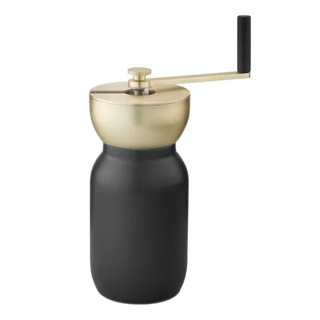 Stelton Collar Kaffeemühle - Keramikmahlwerk - mit Deckel für Kaffeebehälter