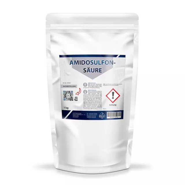 Amidosulfonsäure (>99,8%), Pulver z.B. Entkalker Kaffeevollautomat | 1, 5, 25 Kg