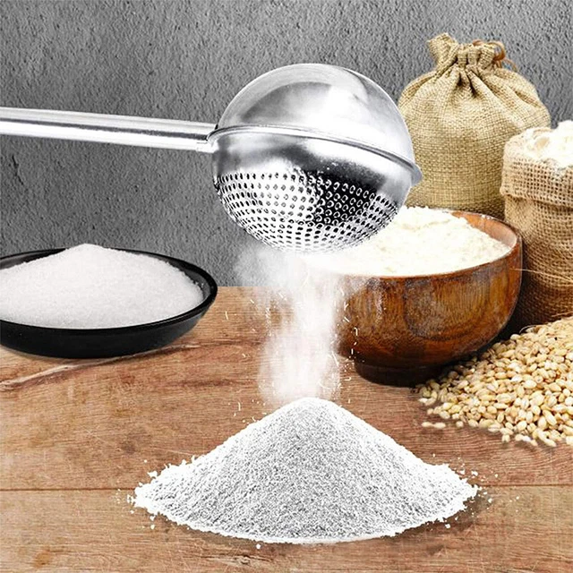 FLOUR FILTER SPOON Baker Dusting Wand For Sugar Flour Spices Spoon