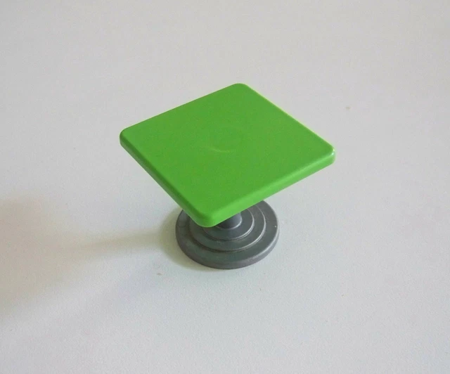 Table C405 PLAYMOBIL (C405) AEROPORT - Table Verte Pied Gris 3186 EUR 2,80 ...