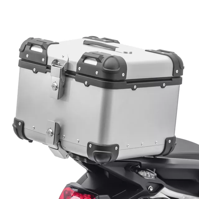 Top Case für Triumph Tiger 1200 Explorer / XC / XR Aluminium XS45 silber