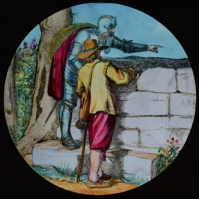 Magic Lantern Slide PILGRIMS PROGRESS NO30 C1890 JOHN BUNYAN ILLUSTRATION