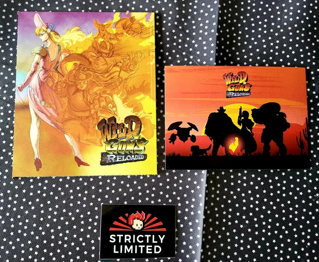 WILD GUNS RELOADED Plaque Aluminium PS4 / Switch Strictly Limited / SLG