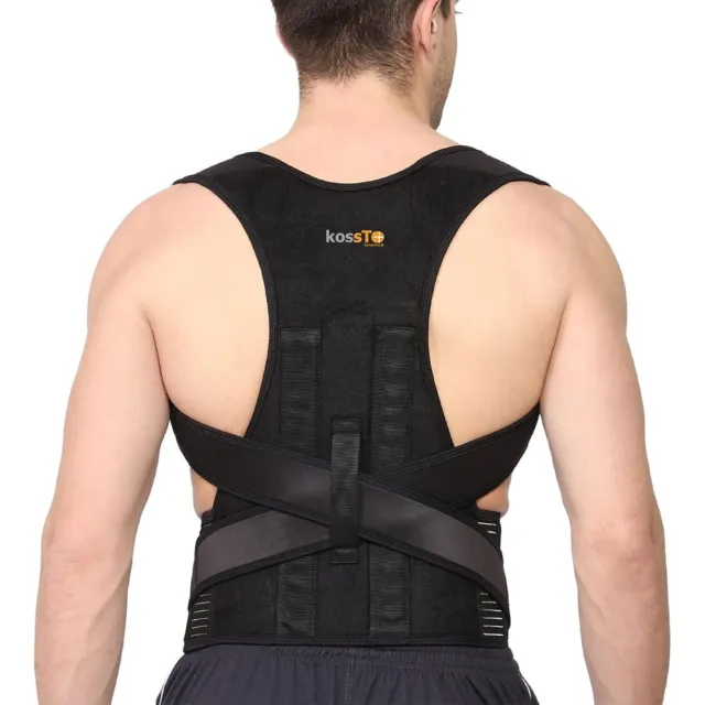 Corrector de postura ajustable y transpirable Soporte para hombros y espalda