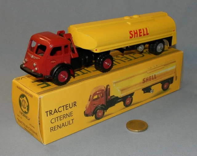 Camion Limonadier Renault 2,5T - Édition CIJ Norev Europac, Evian, Neuf Sous Blister