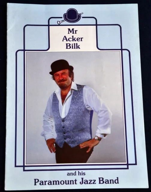 ACKER BILK Paramount Jazz Band Small Booklet 12 Pages Photos Music Int