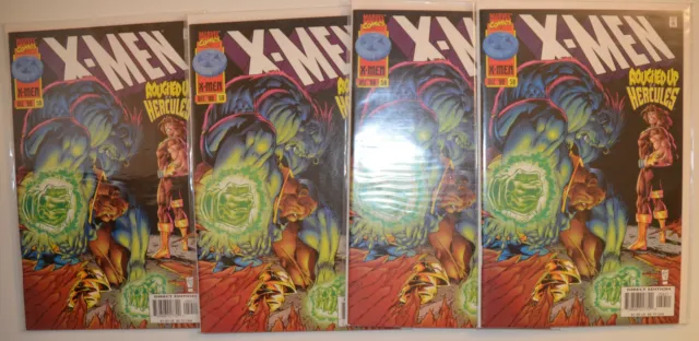 X-Men Lot of 4 #59 (x4) Marvel Comics (1996) 1st Series 1st Print Comic Books