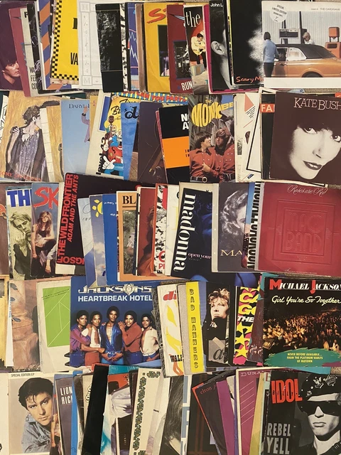 Jot Lot x 187 - 7" original single covers (No Vinyl) 60s, 70s, 80s, 90s classics