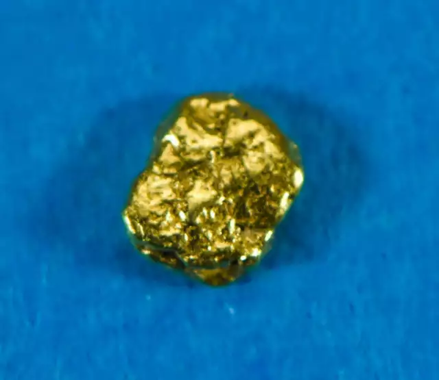 Alaskan-Yukon BC Gold Rush Natural Gold Nugget 0.08 Grams 3 Piece Lot Genuine