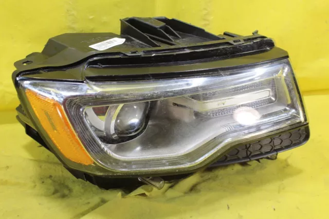 🐿️ 14 15 Hid Jeep Grand Cherokee Right Rh Passenger Headlight *Tabs Damaged*