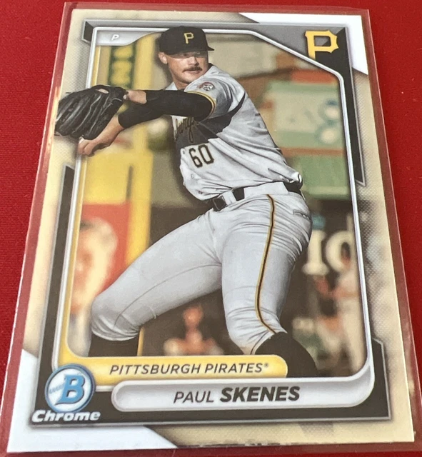 2024 BOWMAN CHROME Prospects Paul Skenes Pittsburgh Pirates BCP125