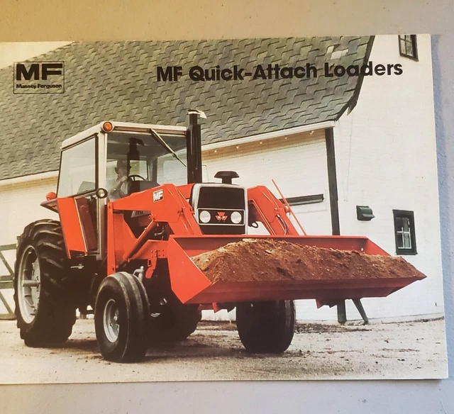 Original Massey Ferguson Quick Attach Loaders Sales Brochure