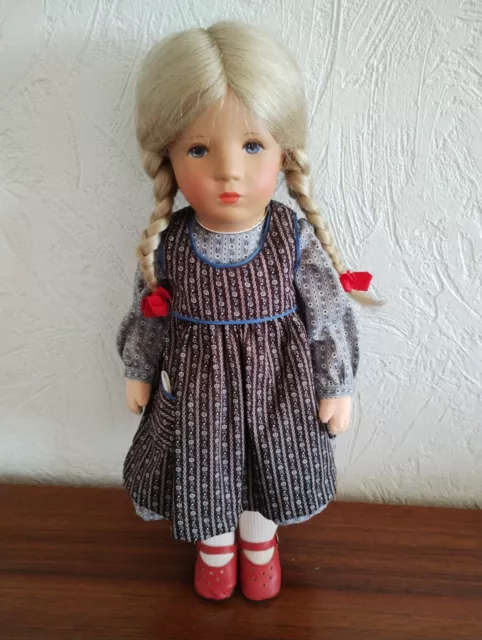 Käthe Kruse Puppe „Amelie“ 35 cm, aus dem Jahr 1981/82, OVP in Originalkleidung