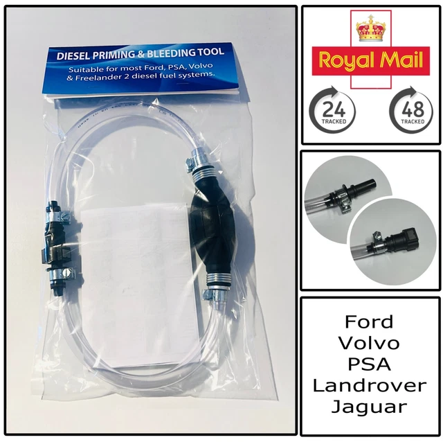 FORD DIESEL FUEL Prime Bleed Pump Tool For Ford PSA Landrover Jaguar