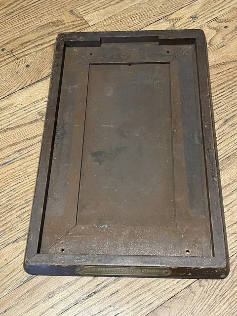 Antique National Cash Register Wood BASE MAHOGANY 711 717 313 Etc NCR
