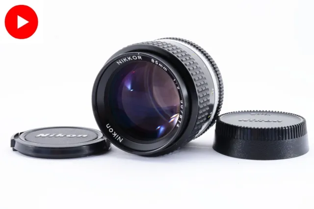 VIDEO [NEAR MINT] Nikon Nikkor 85mm f/2 Ais Ai-s Portrait MF Lens from Japan