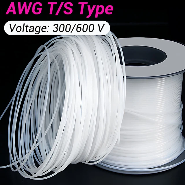 Tubo capillare in PTFE traslucido tipo S/T tubo di plastica tubo di plastica resistente all'olio